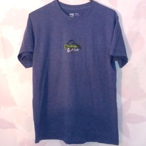 QuickSliver Blue Shirt with wave Size M